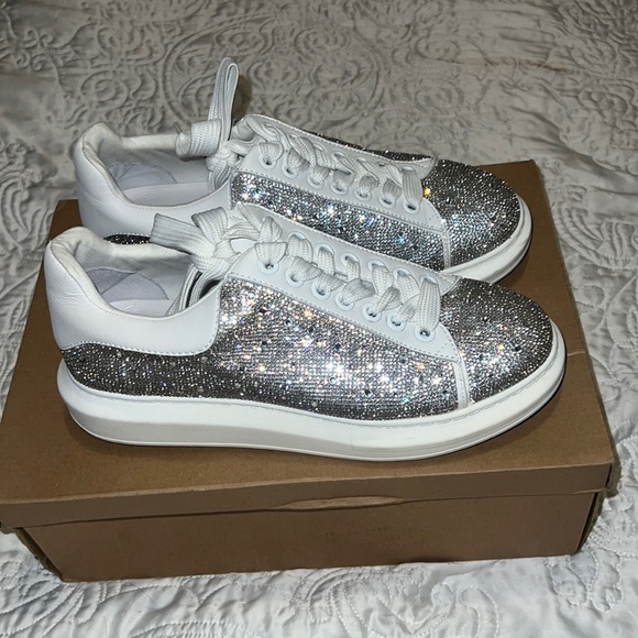Crystal Diamond Sneaker Steve Madden men’s 9 - Picture 1 of 3